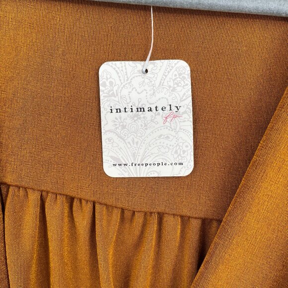 Intimately Free People X REVOLVE Turnt Bodysuit Women's Medium Honey Ginger NEW - Picture 7 of 9